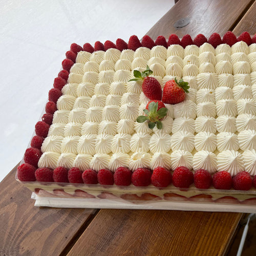 Fraisier (Strawberry Cake) le