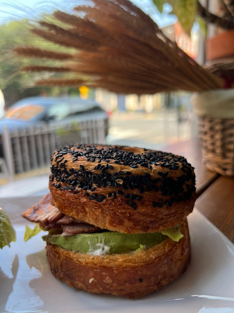 Bacon Egg &  Cheese Bagel Croissant