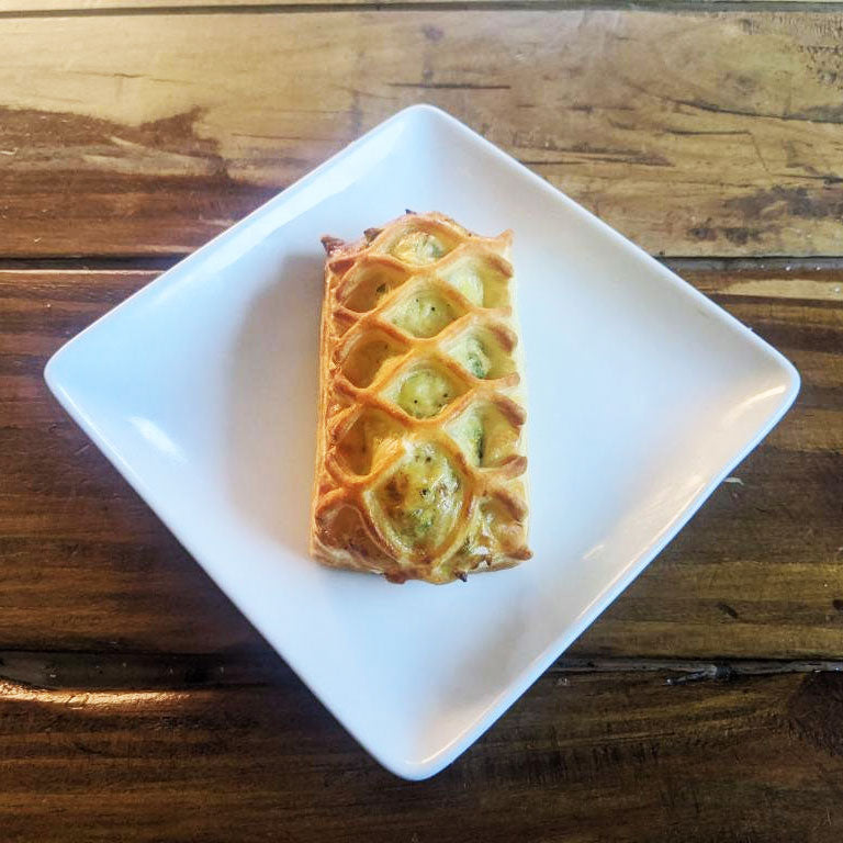Leek and Parmesan Cheese Danish