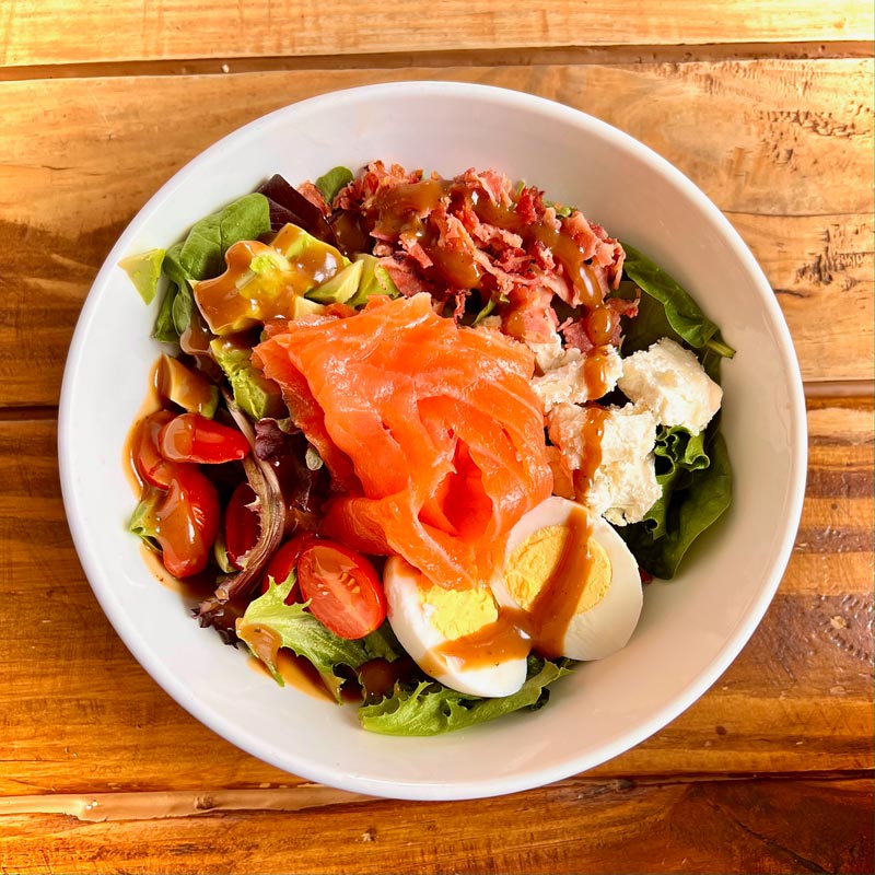 Smoked Salmon Cobb Salad